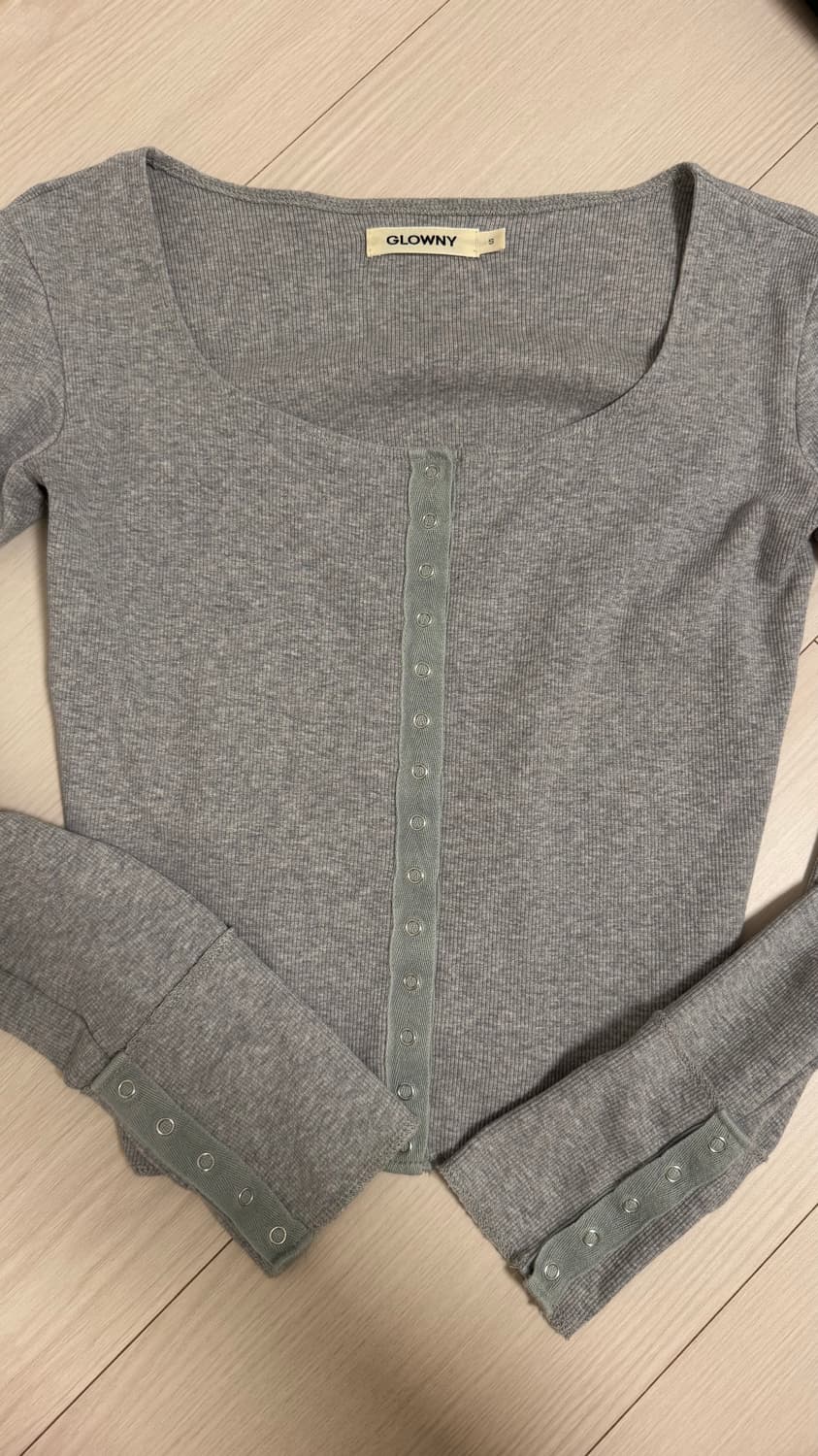 글로니 골지 크롭 탑 상품이미지1