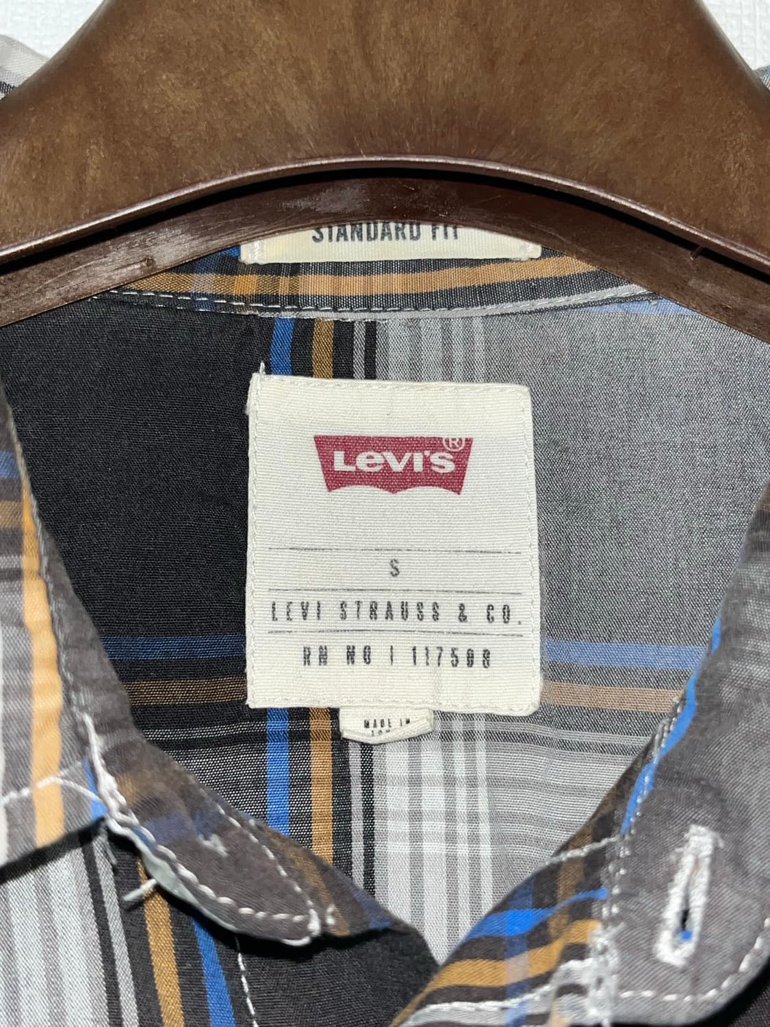 리바이스 체크 셔츠 상품이미지3