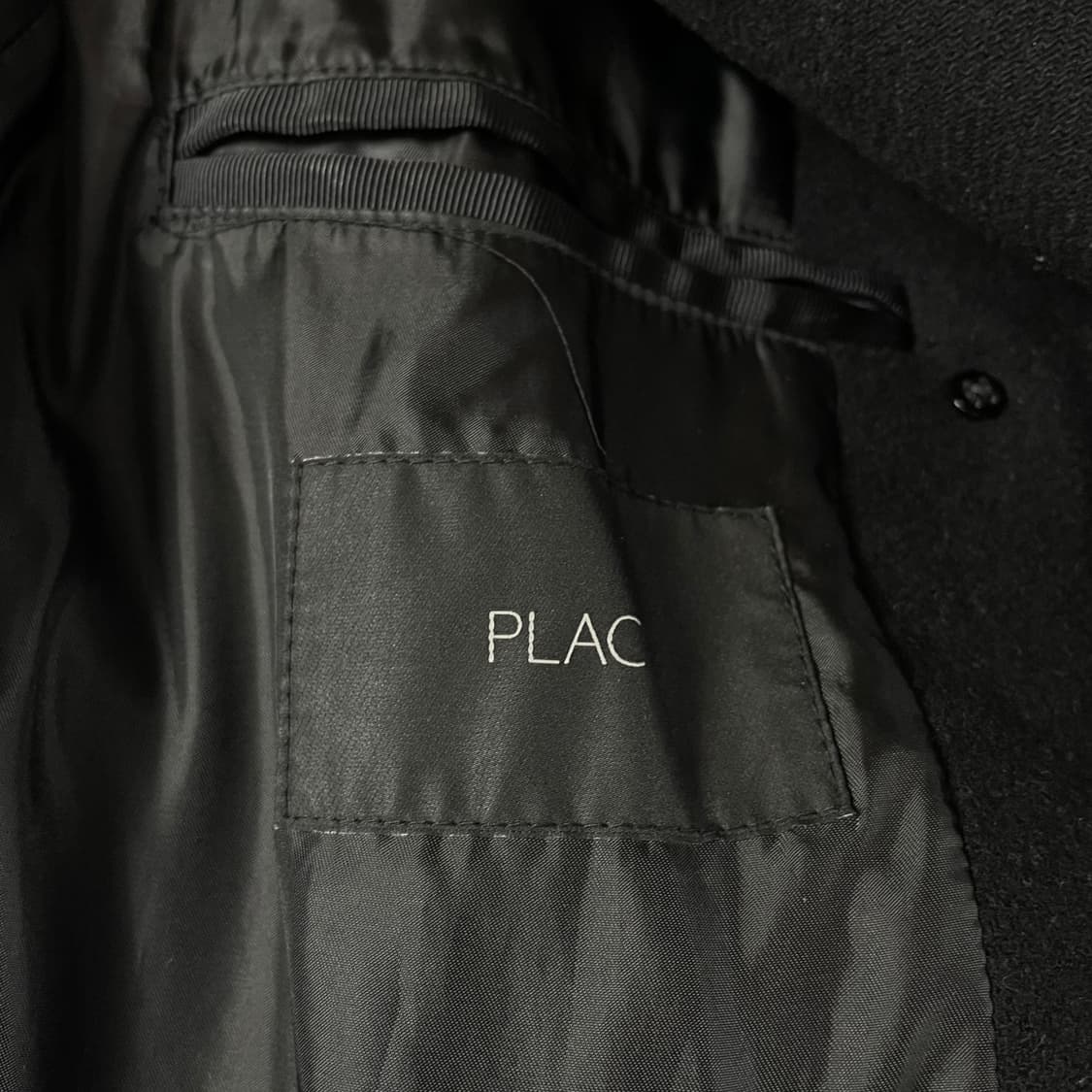 PLAC 블랙 더블 롱 코트 상품이미지5