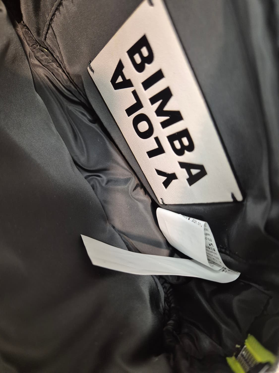 빔바이롤라 퀼팅 크로스백 네온 옐로우 색상 상품이미지6