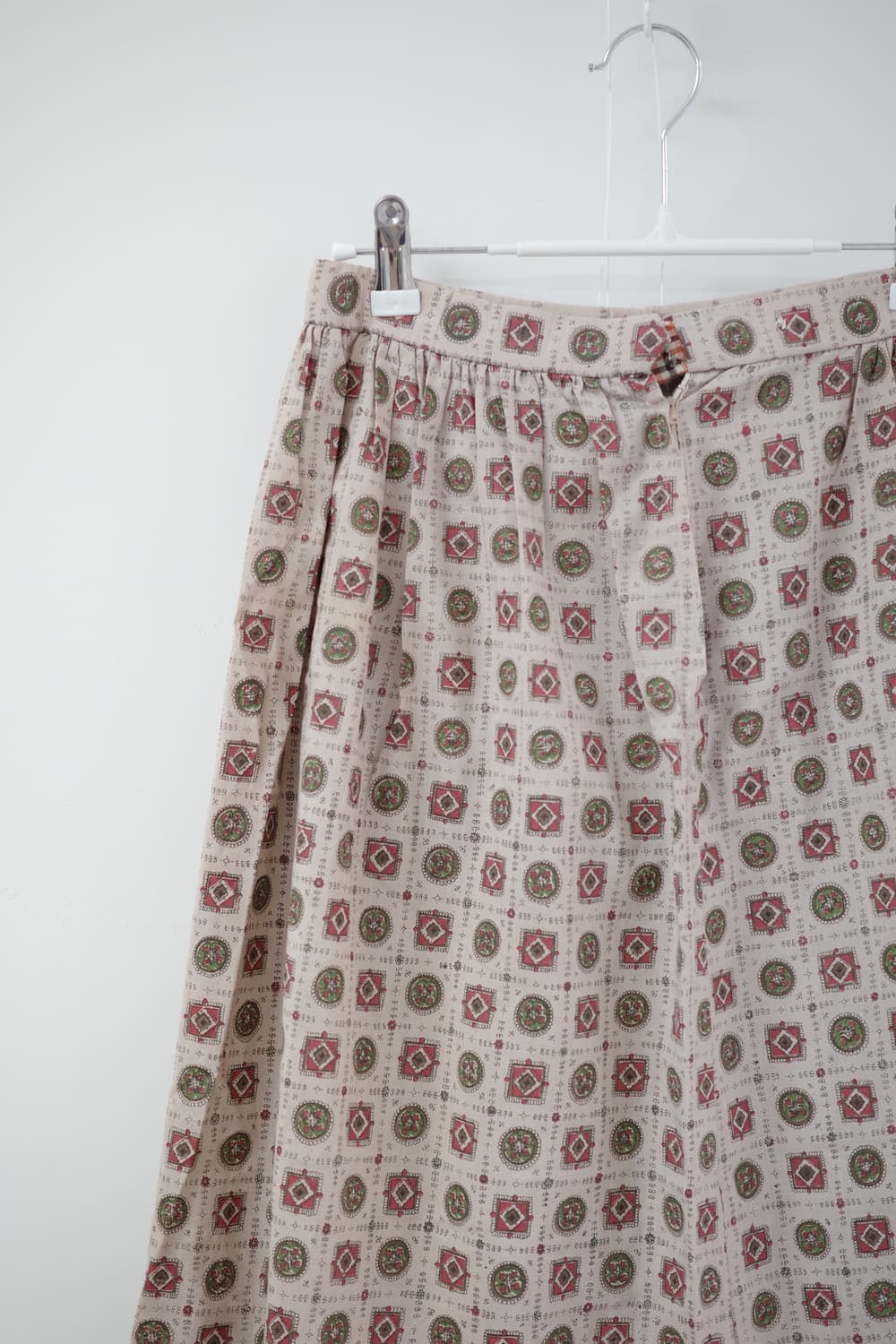 Vintage pattern middle skirt 상품이미지7