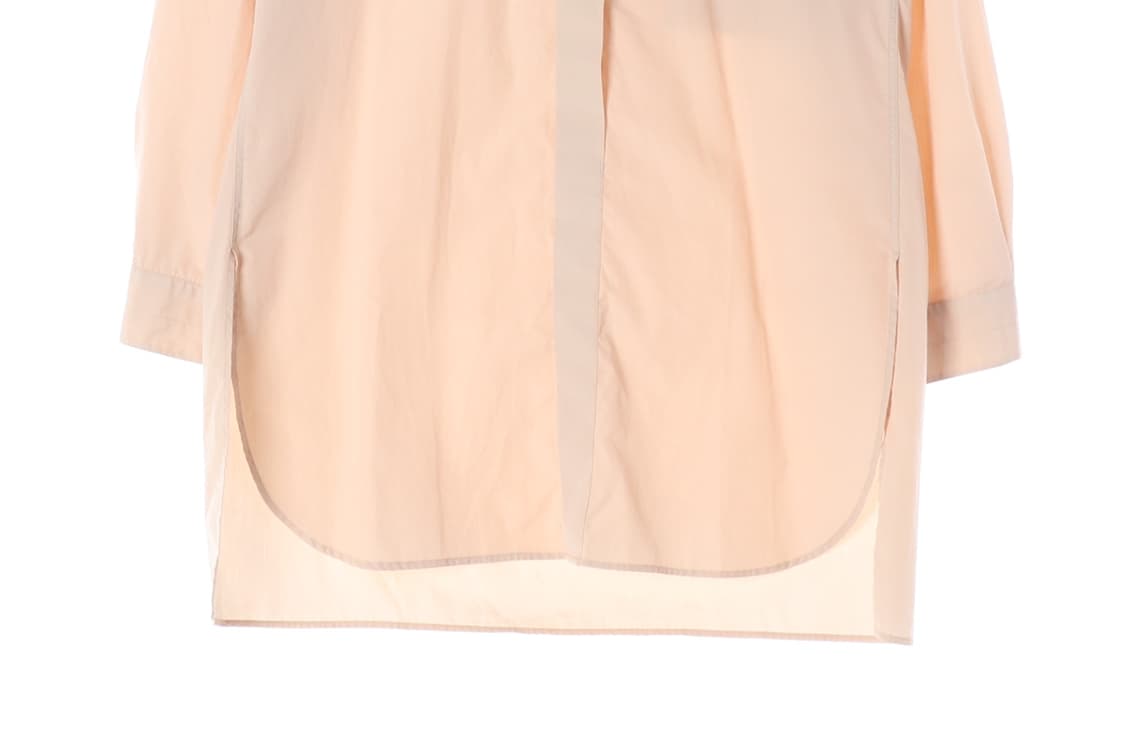 르메르 핑크 노카라 포켓 오버핏 긴팔 롱 긴팔 셔츠 M
 상품이미지4