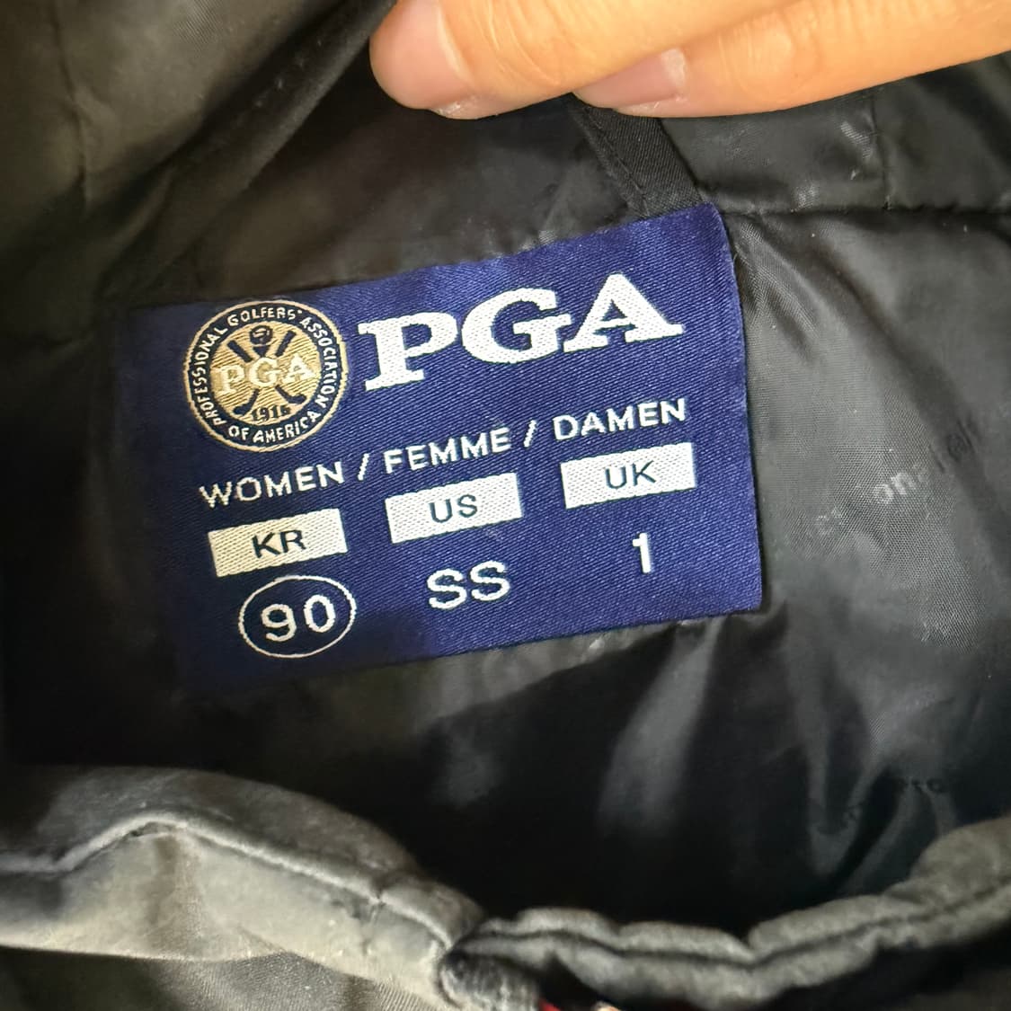 90 PGA 여성 덕다운 후드 패딩 조끼 0330T 상품이미지3