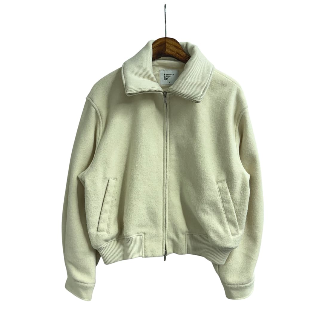 [S] 8세컨즈 아이보리 집업 자켓 상품이미지3