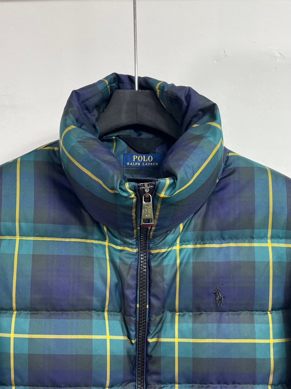 폴로 랄프로렌 블랙와치 체크 다운패딩  (on.440) 상품이미지3