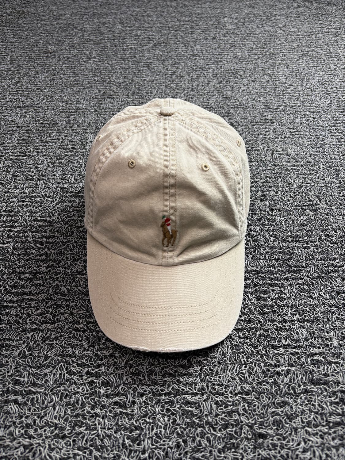 폴로 랄프로렌 포니로고 가죽 스트립 볼캡 3197 상품이미지2