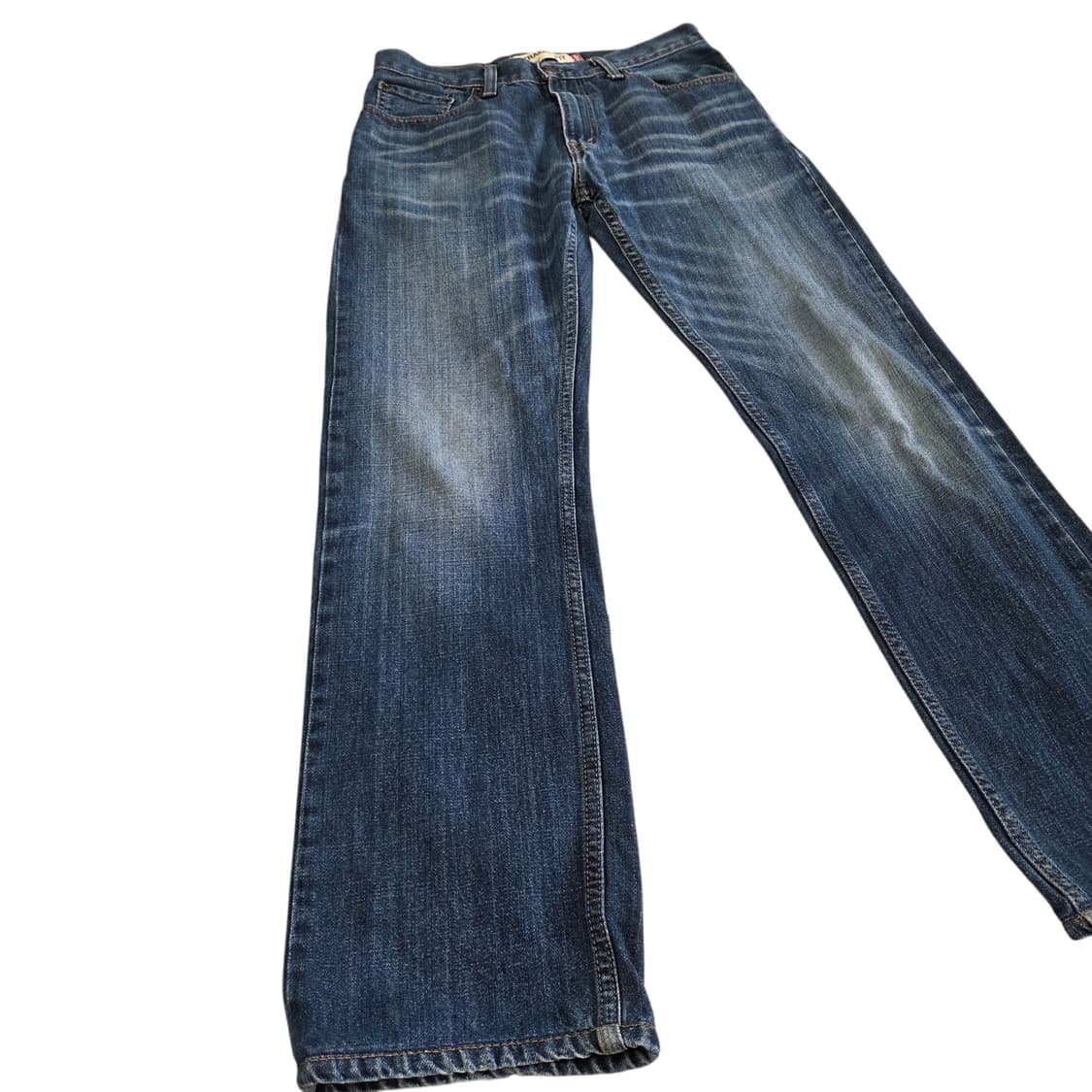Levi's 리바이스 505 빈티지 스트레이트 워싱 데님 상품이미지3