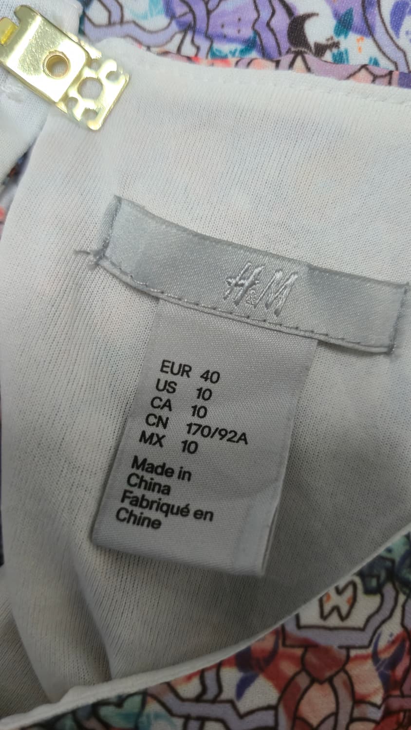h&m 미니 패턴 원피스  상품이미지5
