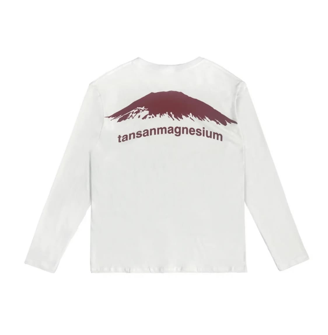 탄산마그네슘 롱슬리브 화이트/레드 맨 상품이미지2