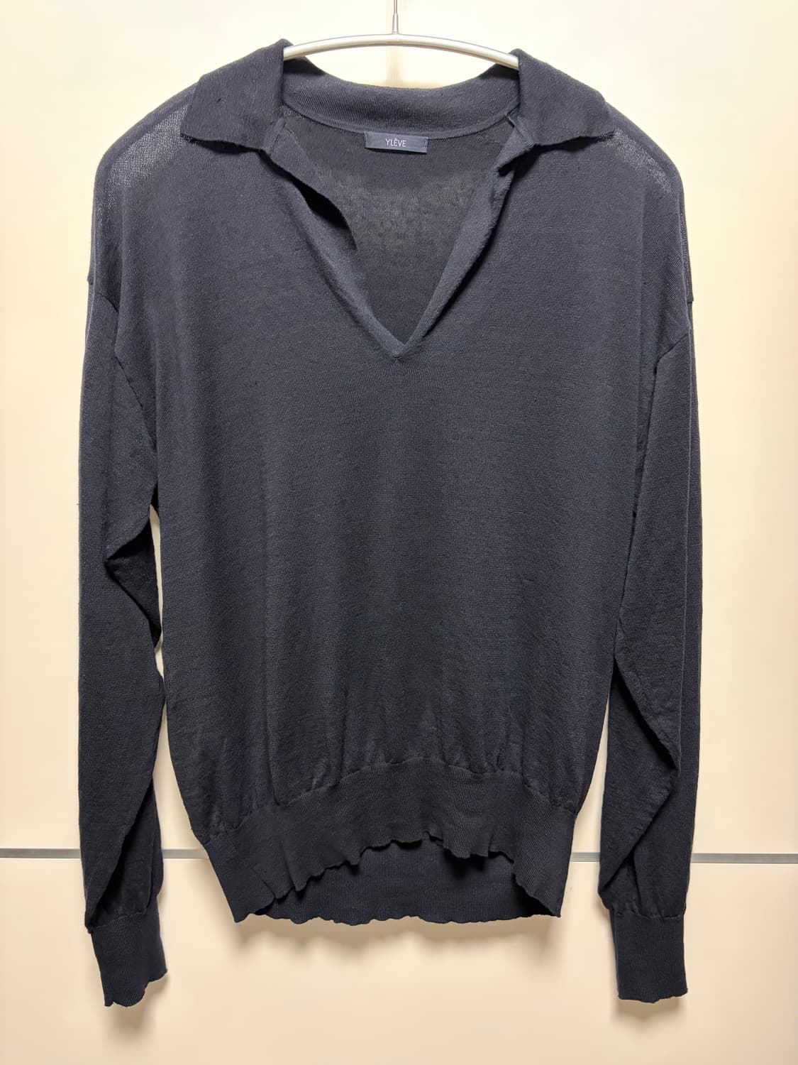 일레브 Yleve 25ss 린넨 코튼 스키퍼 navy 상품이미지1