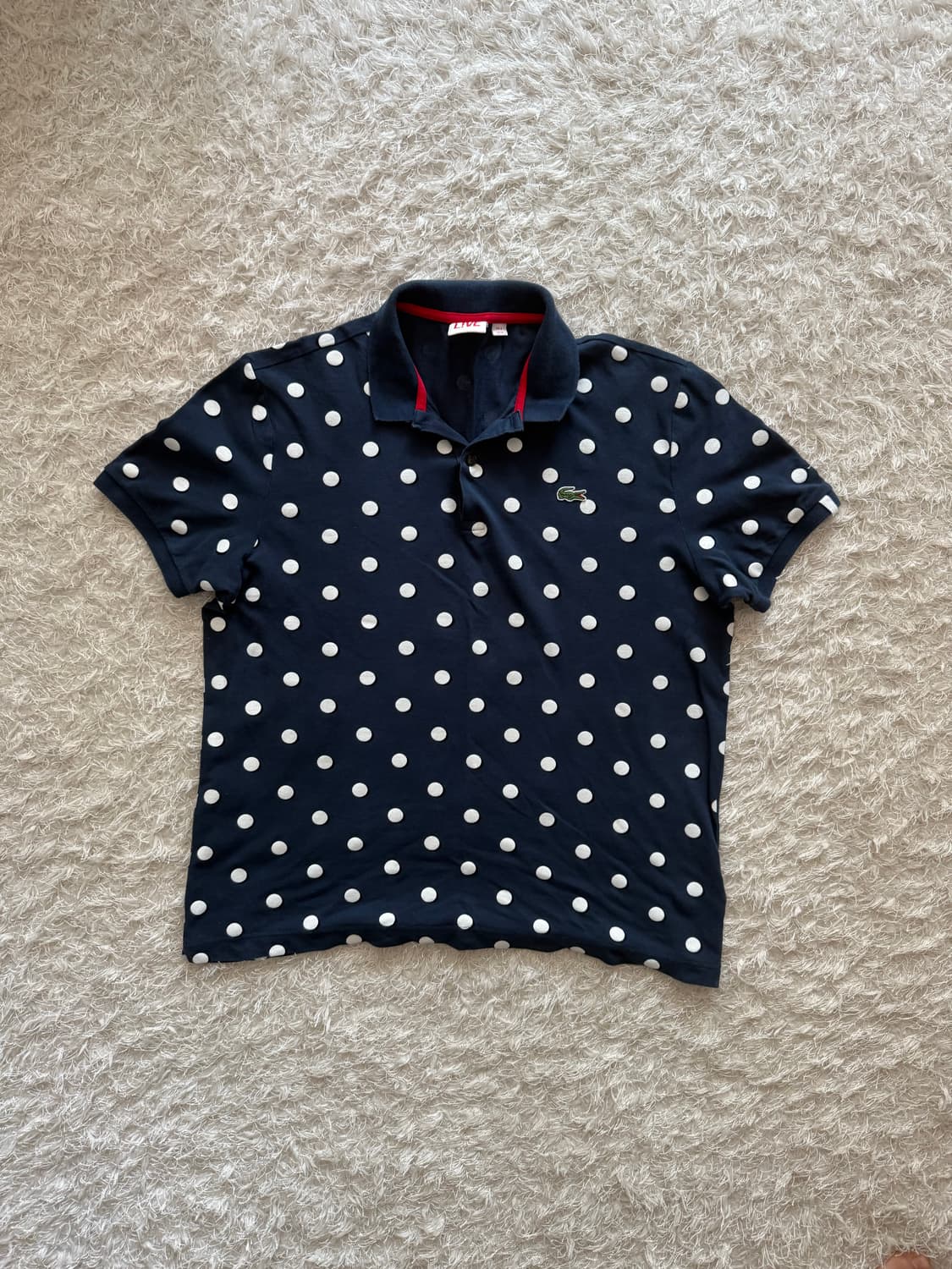 라코스테 LIVE 도트 반팔 폴로티 상품이미지1