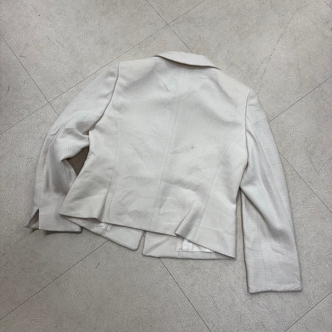 일본 빈티지 트위드 자켓 상품이미지3