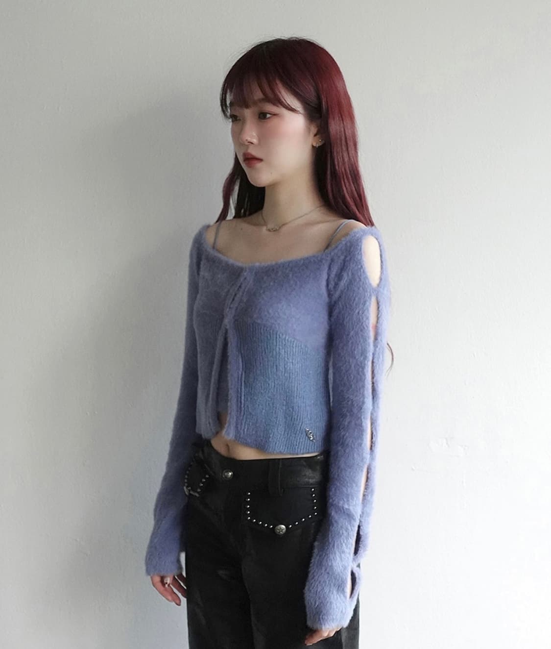 체리퀴리 니트 가디건 세트 상품이미지3