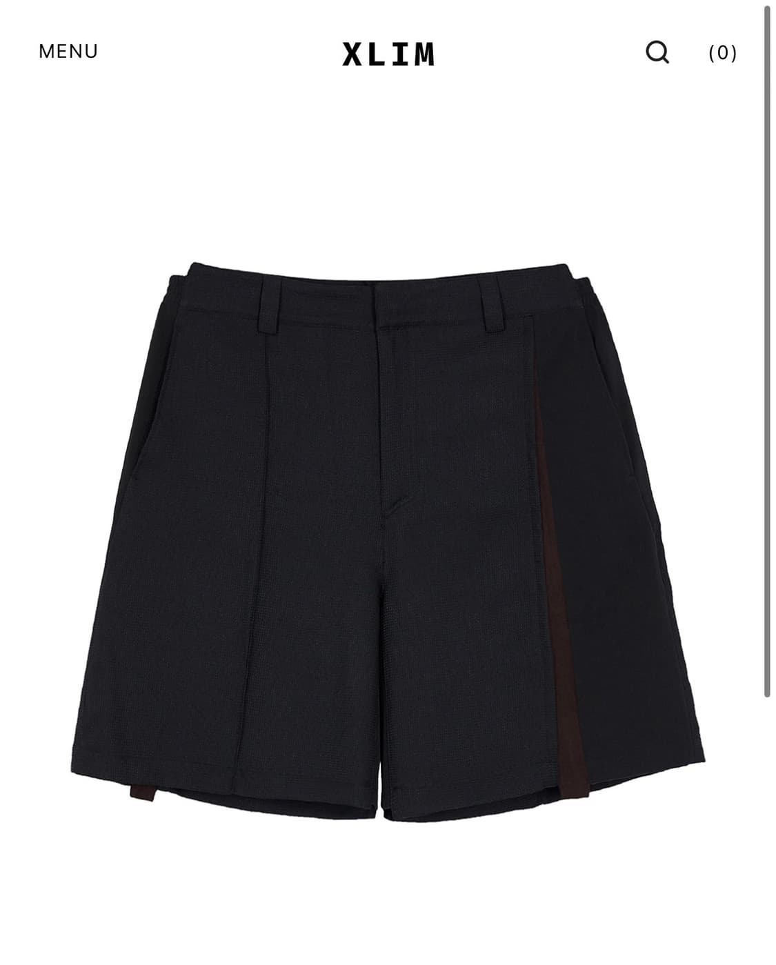 [구매] 엑슬림 ep.3 01 쇼츠 블랙 상품이미지1