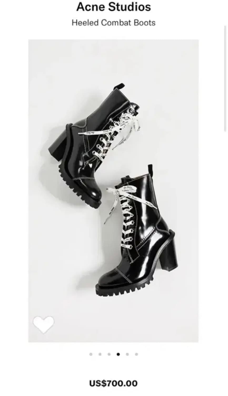 아크네 스튜디오 컴뱃 부츠 상품이미지7