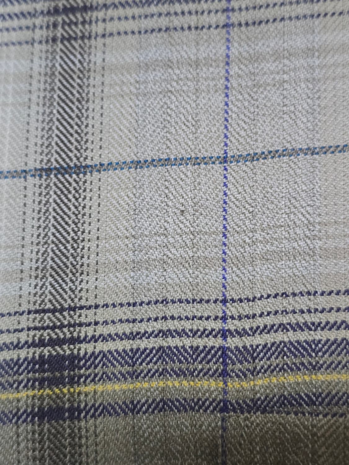 (4월4일까지세일)23AW 오라리 울 체크 셔츠 라이트브라운 3 상품이미지7