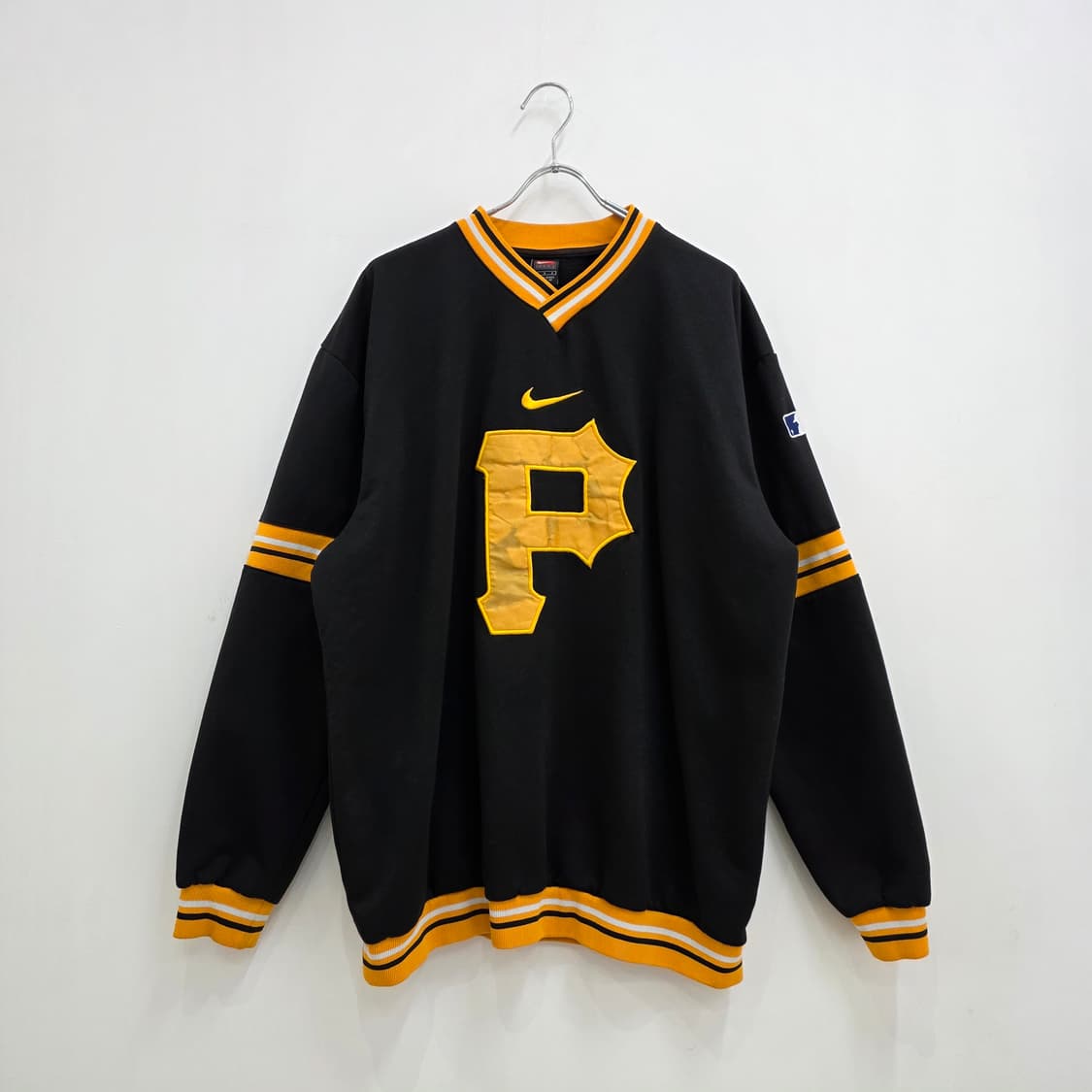 빈티지 나이키 MLB 피츠버그 파이리츠 풀오버 기모 맨투맨 상품이미지1