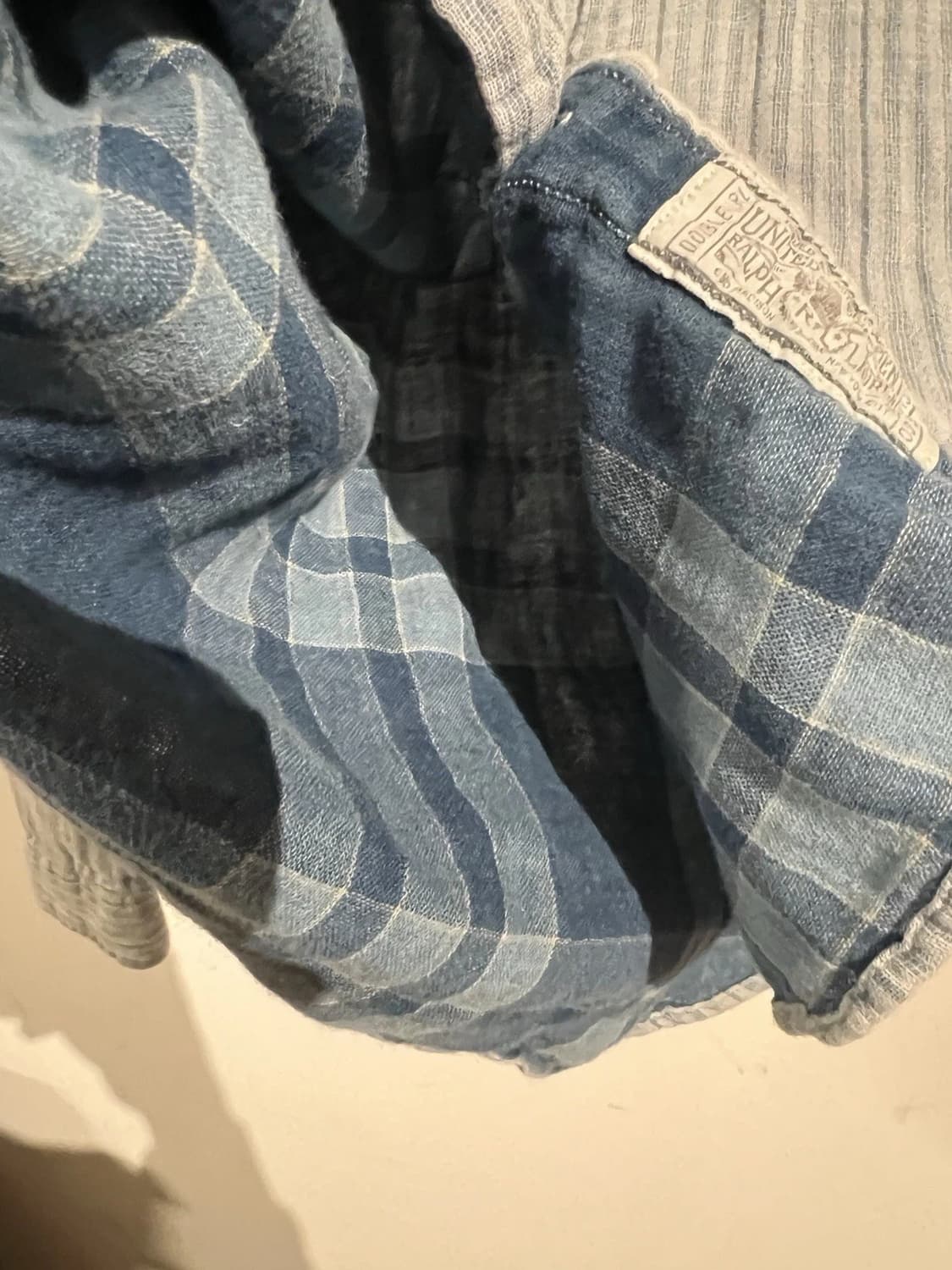 RRL 더블알엘 인디고 스트라이프 저지 워크셔츠 상품이미지4