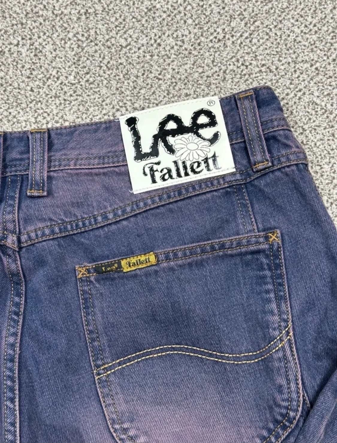 Fallet x lee 워시드 데님팬츠 라지사이즈 상품이미지4