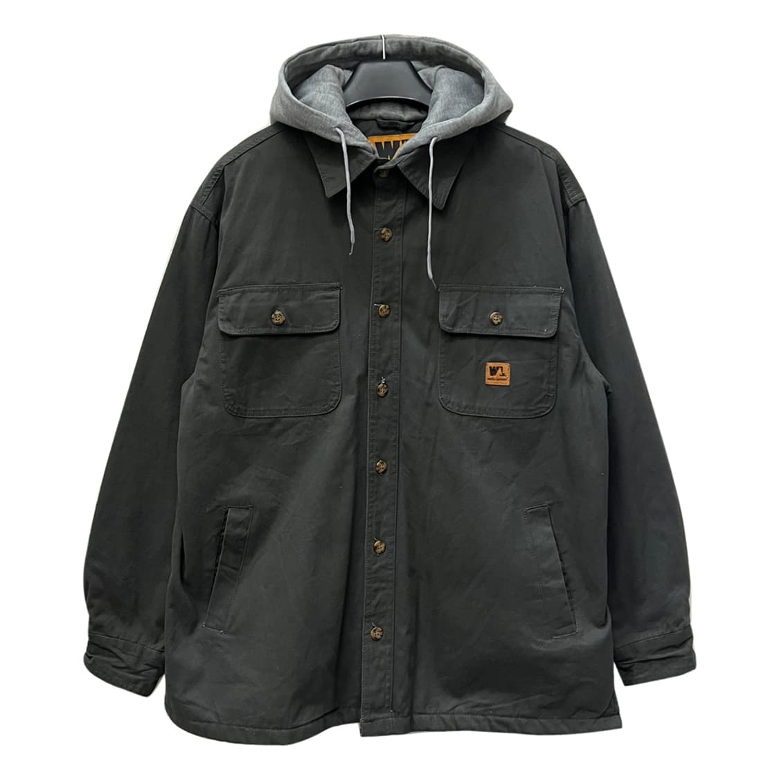 USA 웰스라몬트 후드 셔츠 워크 자켓 L 상품이미지1