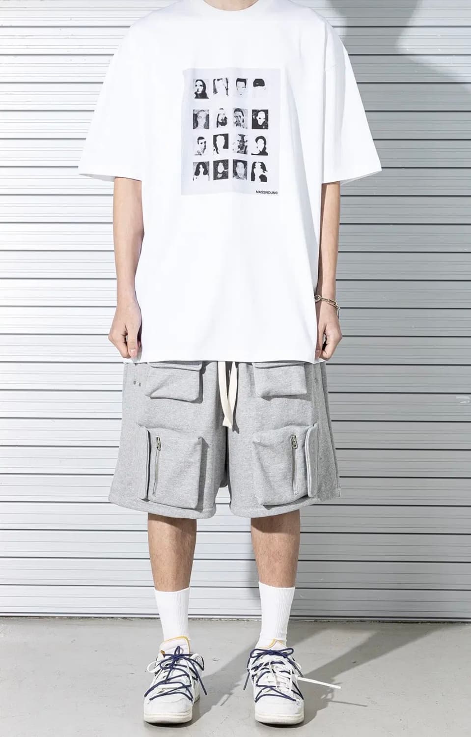 매스노운 4D 멀티 포켓 반바지 MSTSP002-GY (MASSNOUN) 상품이미지1