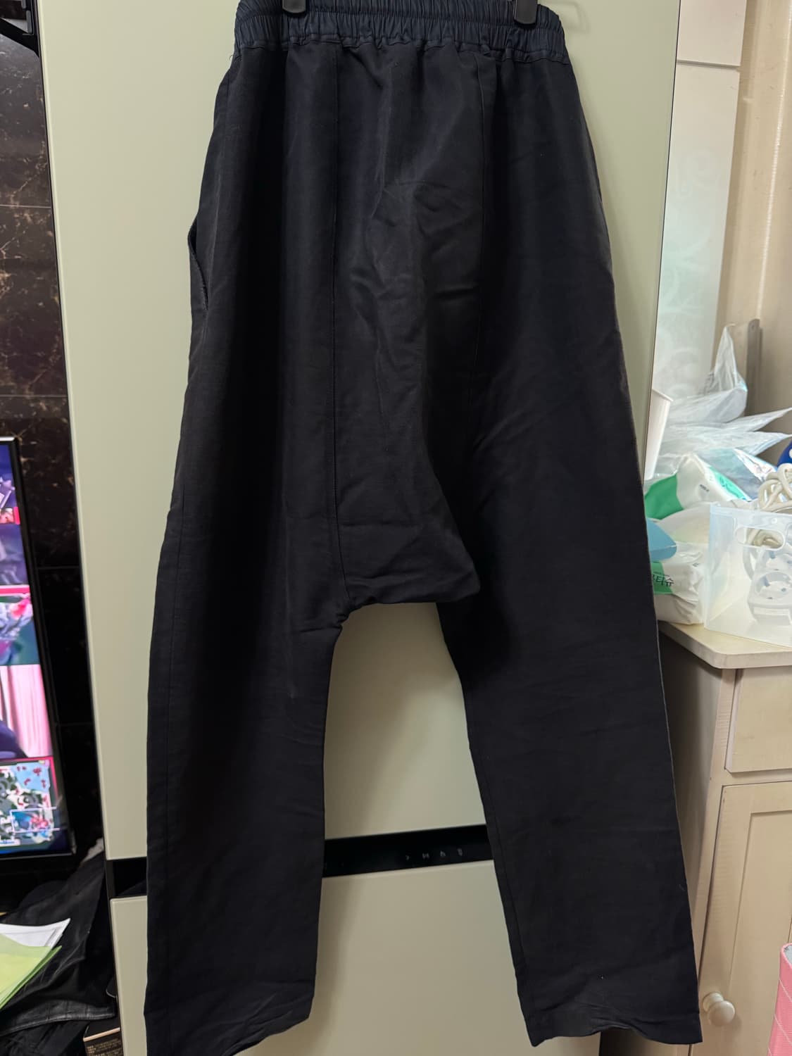 릭오웬스 드로우스트링 배기 팬츠 46 상품이미지2