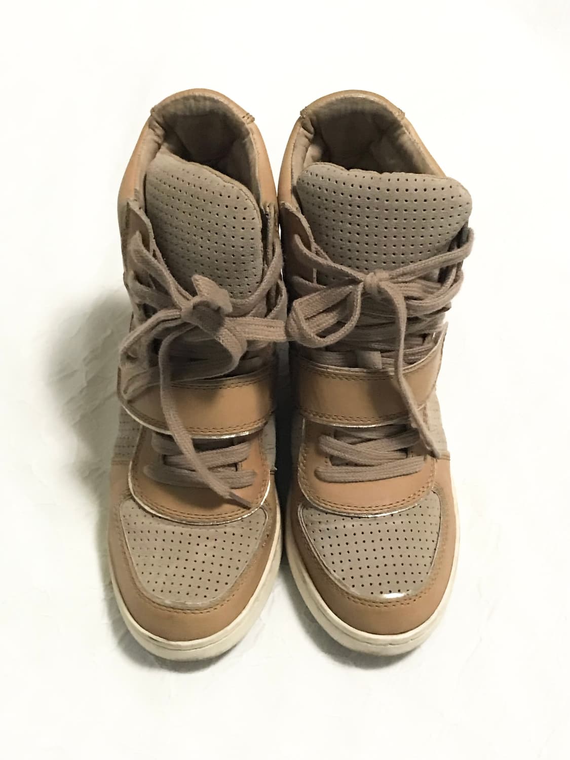 ❌sold❌ash 아쉬 하이탑 웨지힐 스니커즈 38 상품이미지3