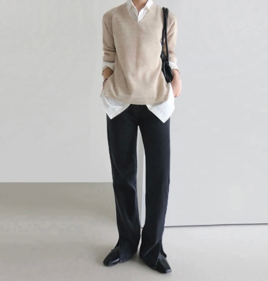 흑청일자팬츠m 상품이미지1