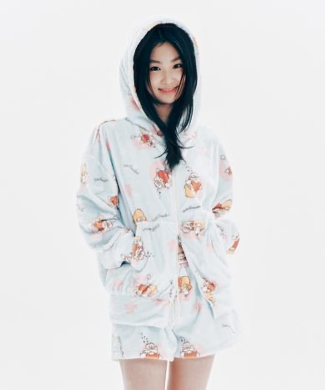 유희 리틀트윈스타 후드집업 세트 스카이블루 상품이미지1