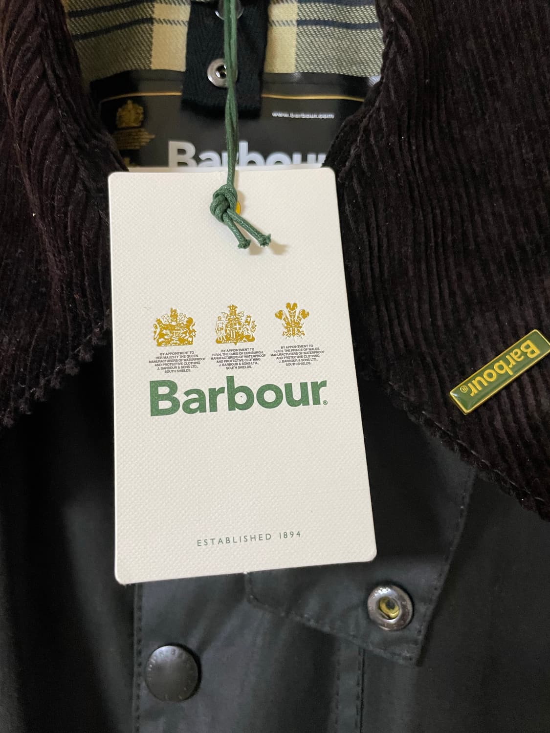 새상품) 바버 뷰포트 세이지 40 상품이미지2