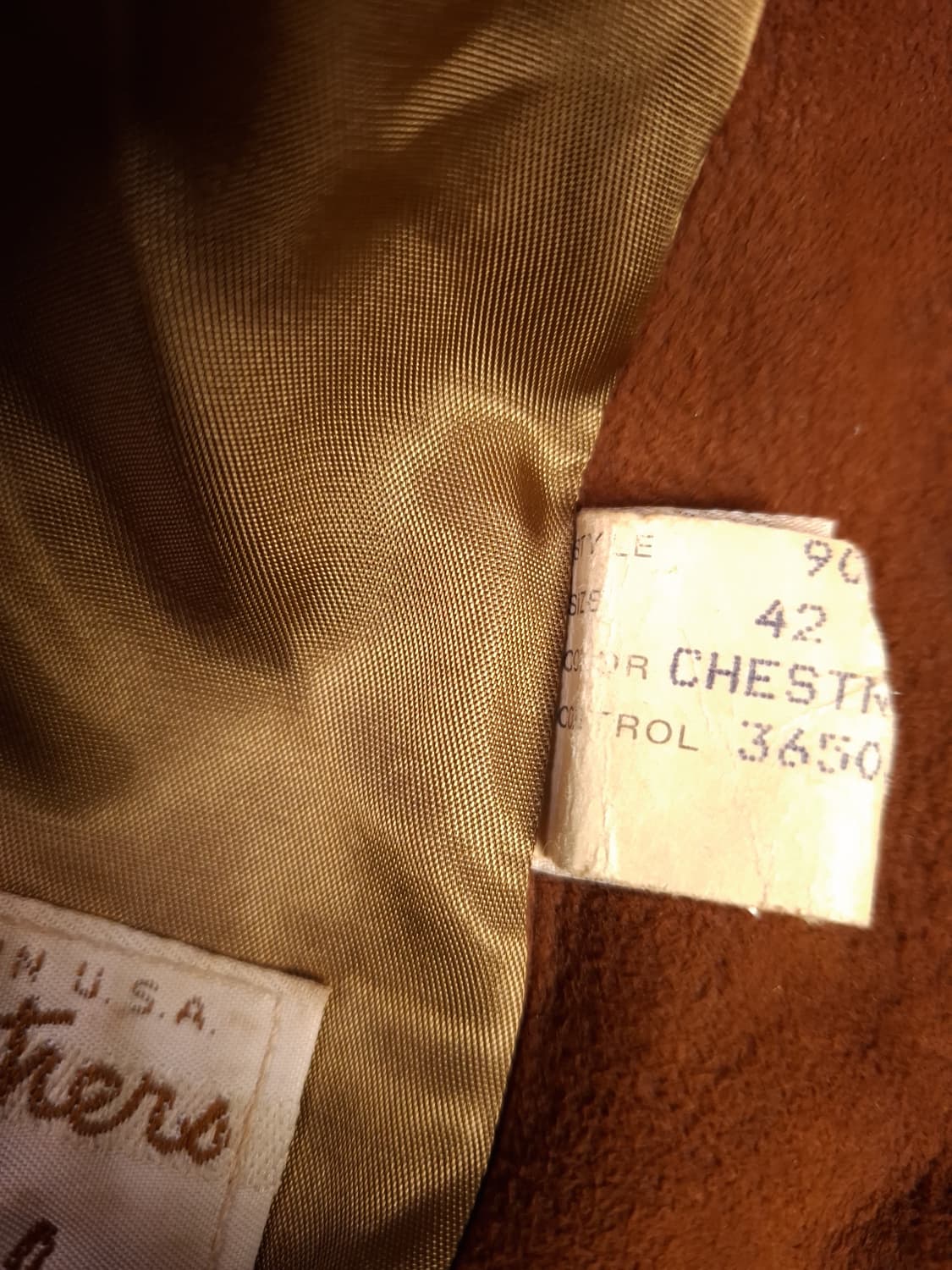 80's 미국제조 빈티지 리얼스웨이드 봄버자켓 상품이미지6