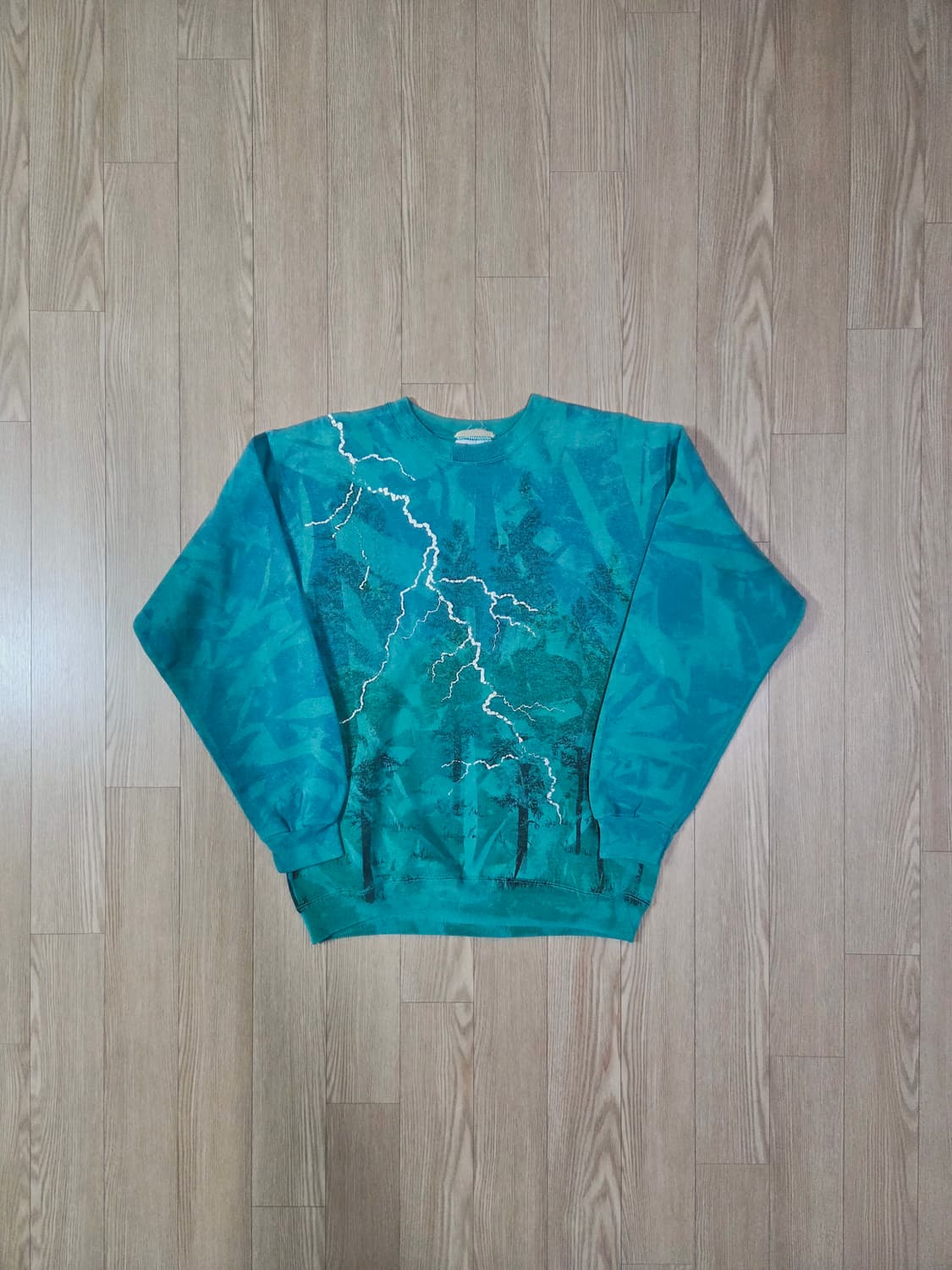 헤인즈 80s 민트 맨투맨 스웻셔츠 상품이미지1