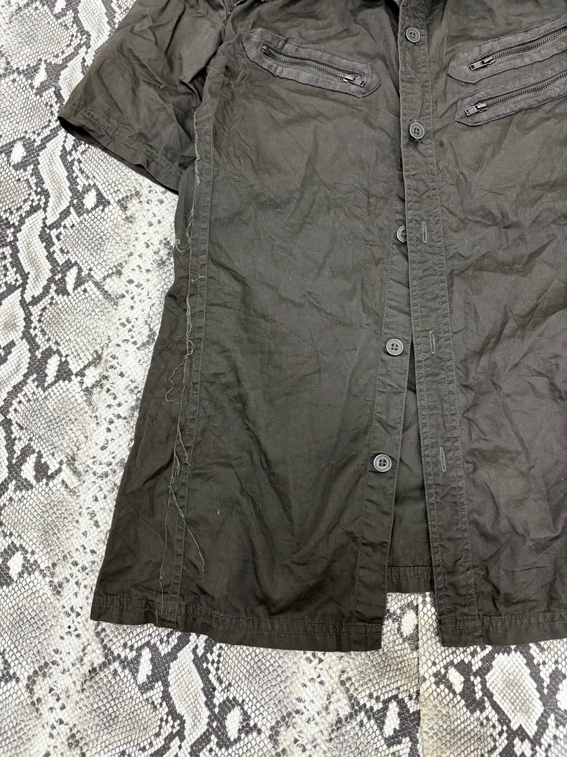 “Vintage”Grunge Mood Double Zipper Detai 상품이미지8