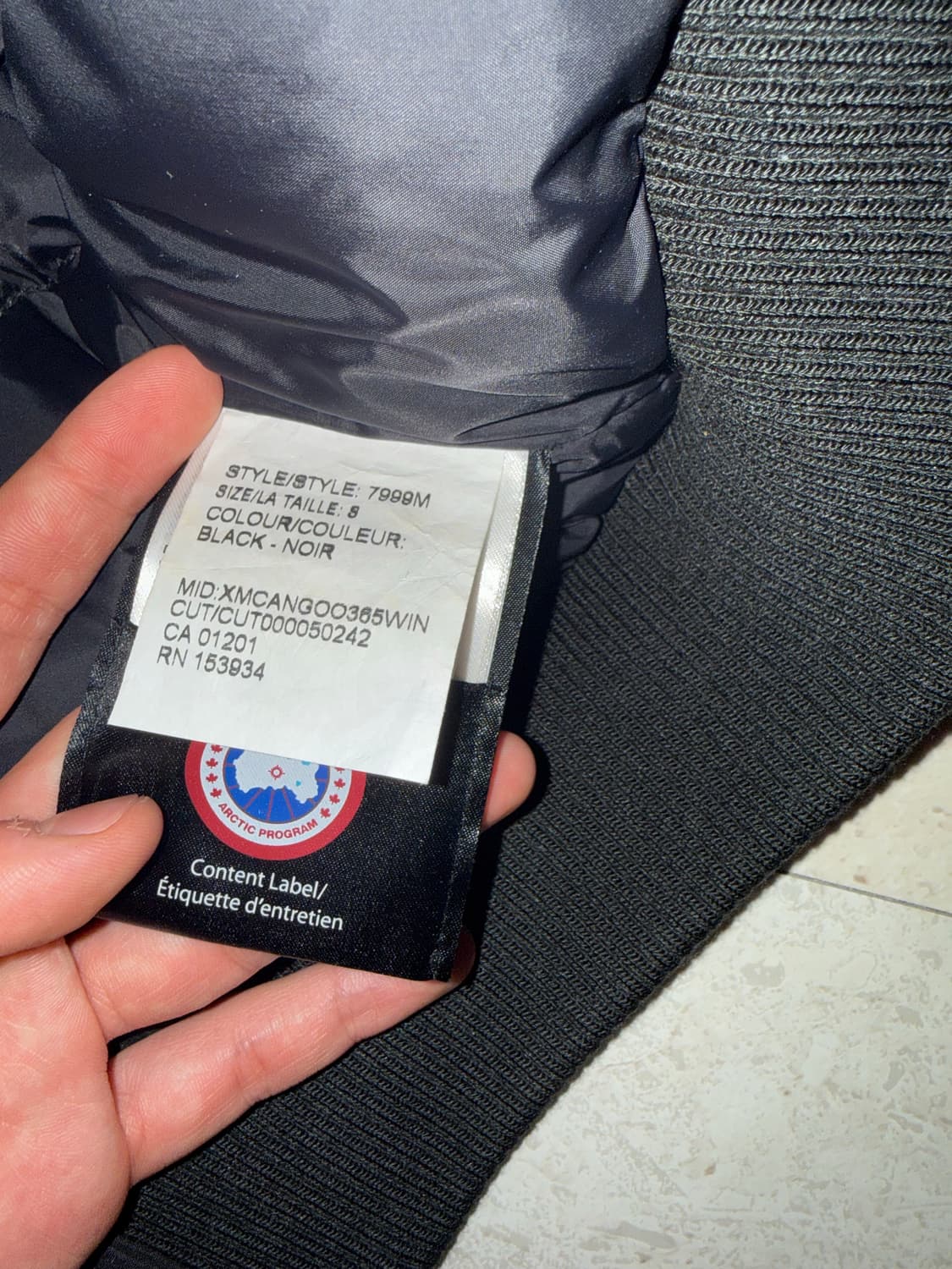 캐나다구스 패딩 칠리왁 s사이즈 블랙 상품이미지6