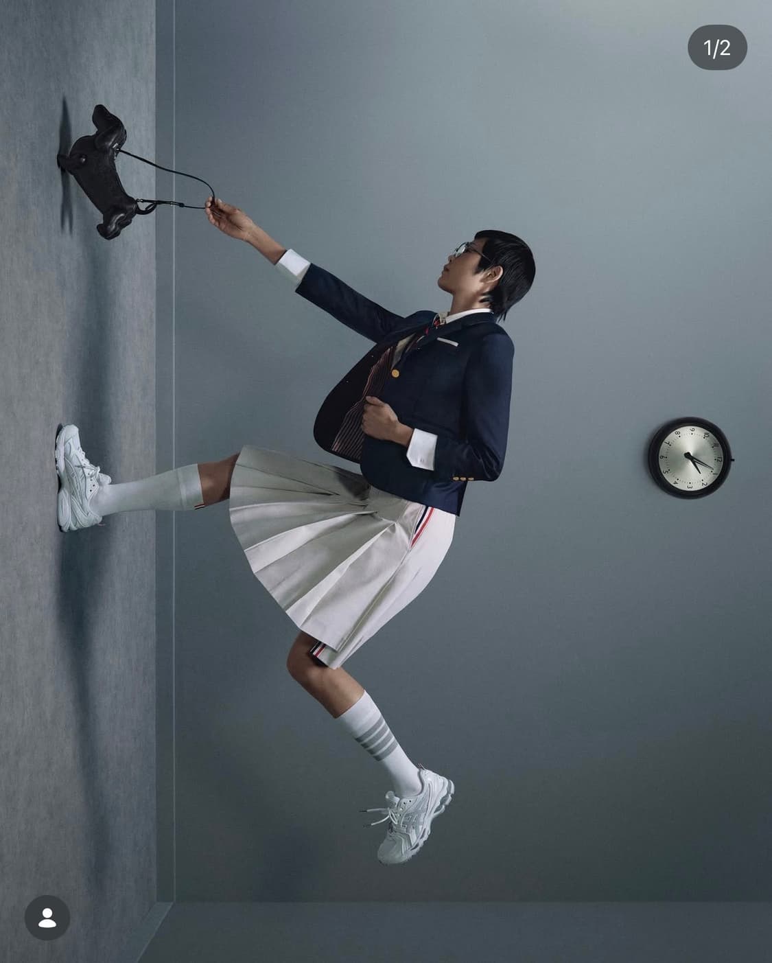 톰브라운 아식스 화이트 240 새상품 상품이미지2