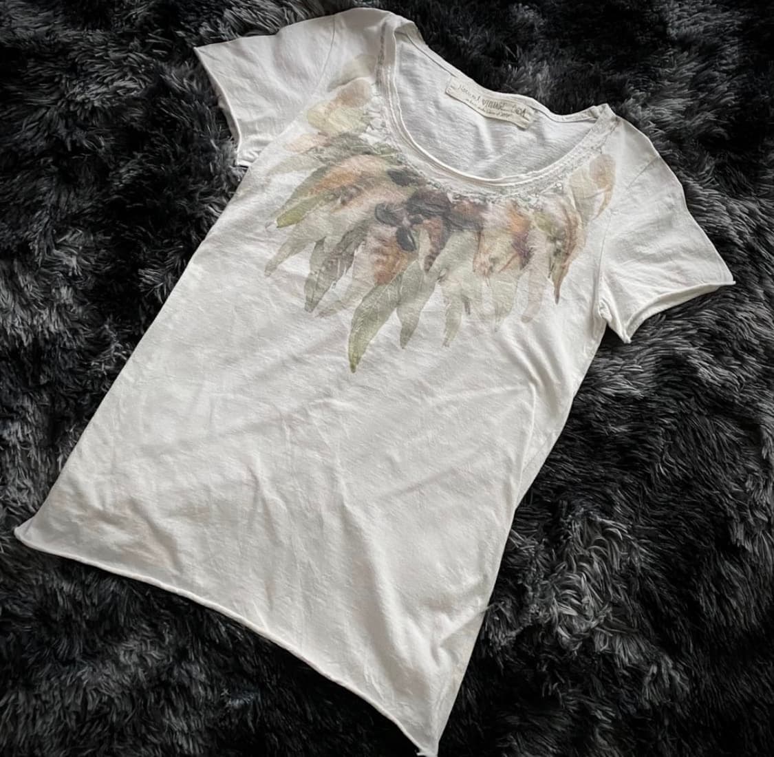 Goa feather T-shirt 상품이미지2