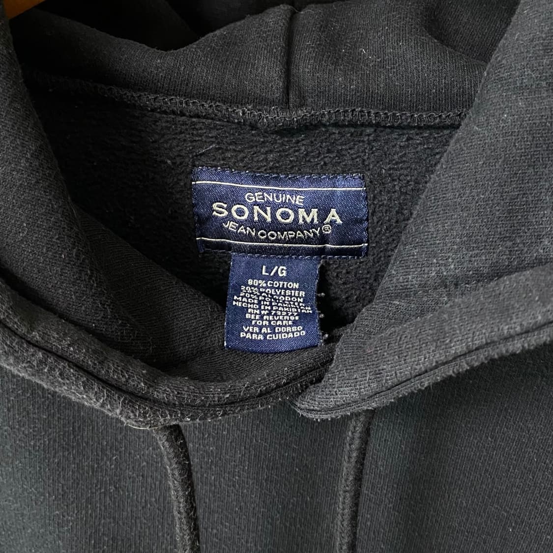 (L)sonoma 소노마 스컬 플레임 후드티셔츠 상품이미지3