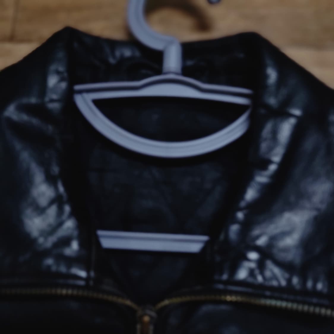 올드갭 하이넥 레더 자켓 s 상품이미지5