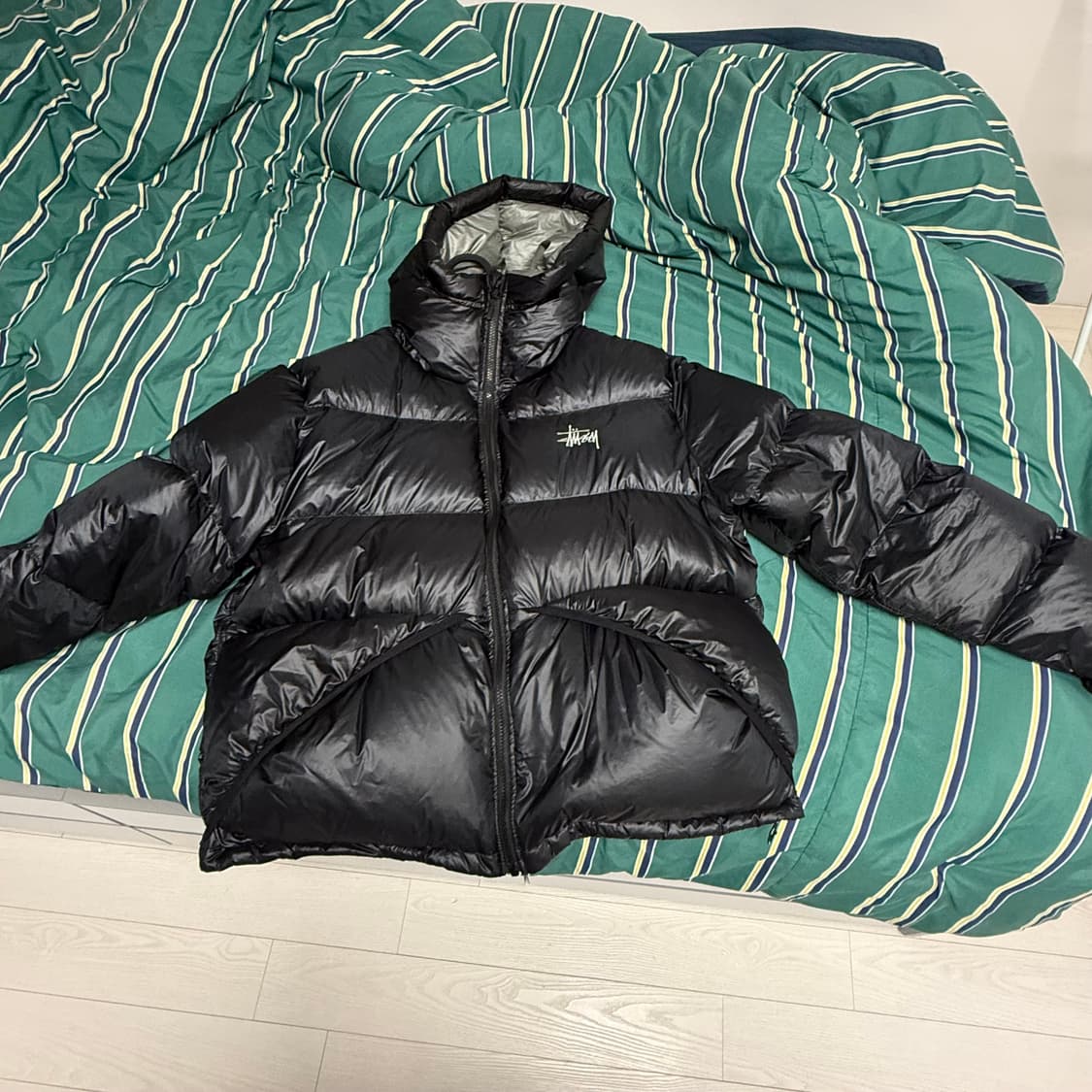 스투시 마이크로 립스탑 팬텀블랙 M 팝니다 상품이미지2