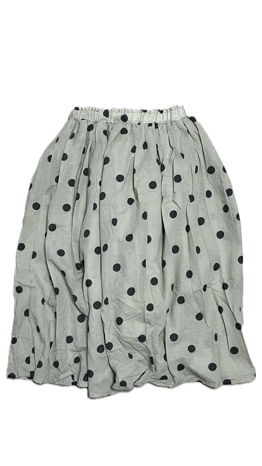 브라운 도트 스커트 상품이미지1