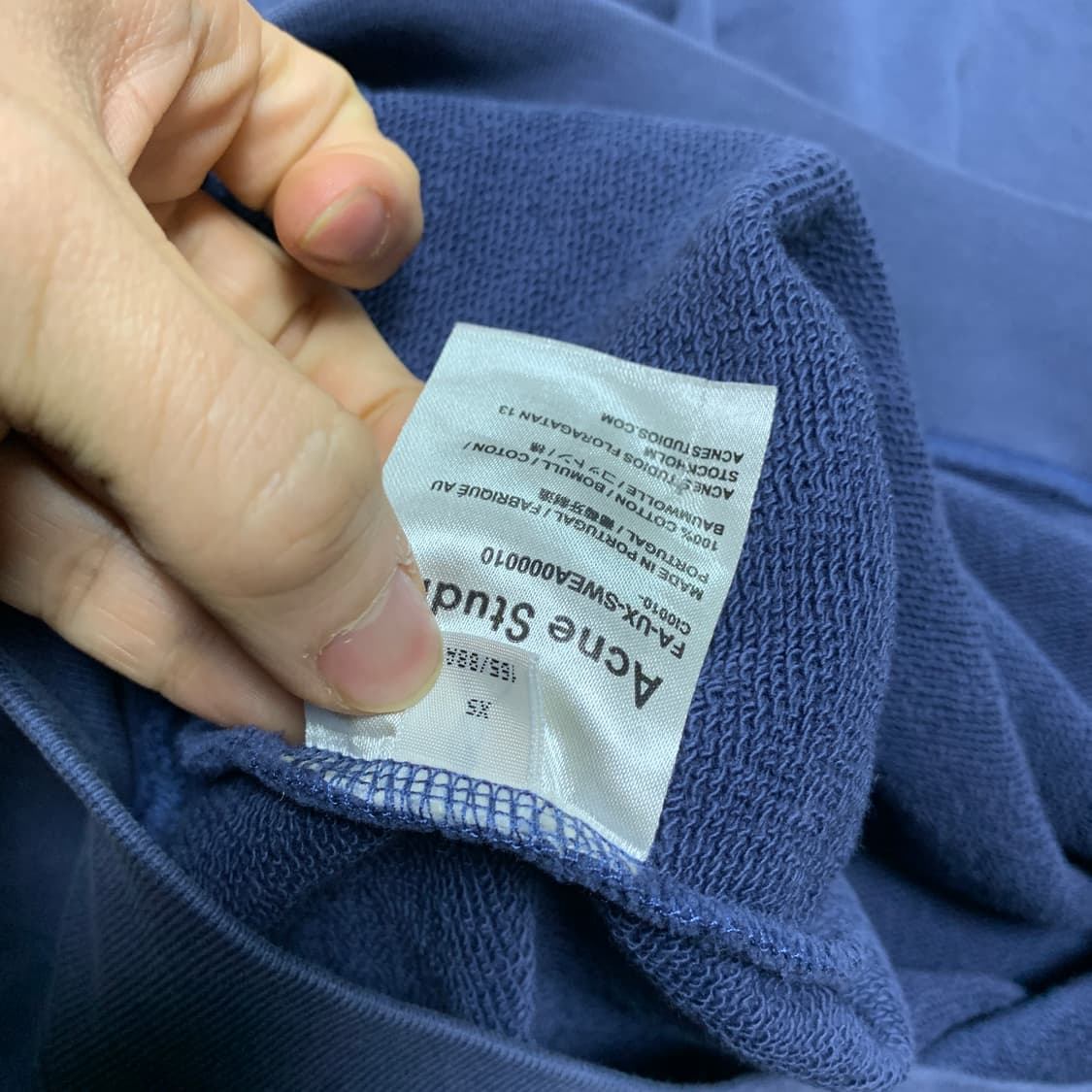 XS 95-100)Acne studio 아크네 맨투맨 상품이미지4