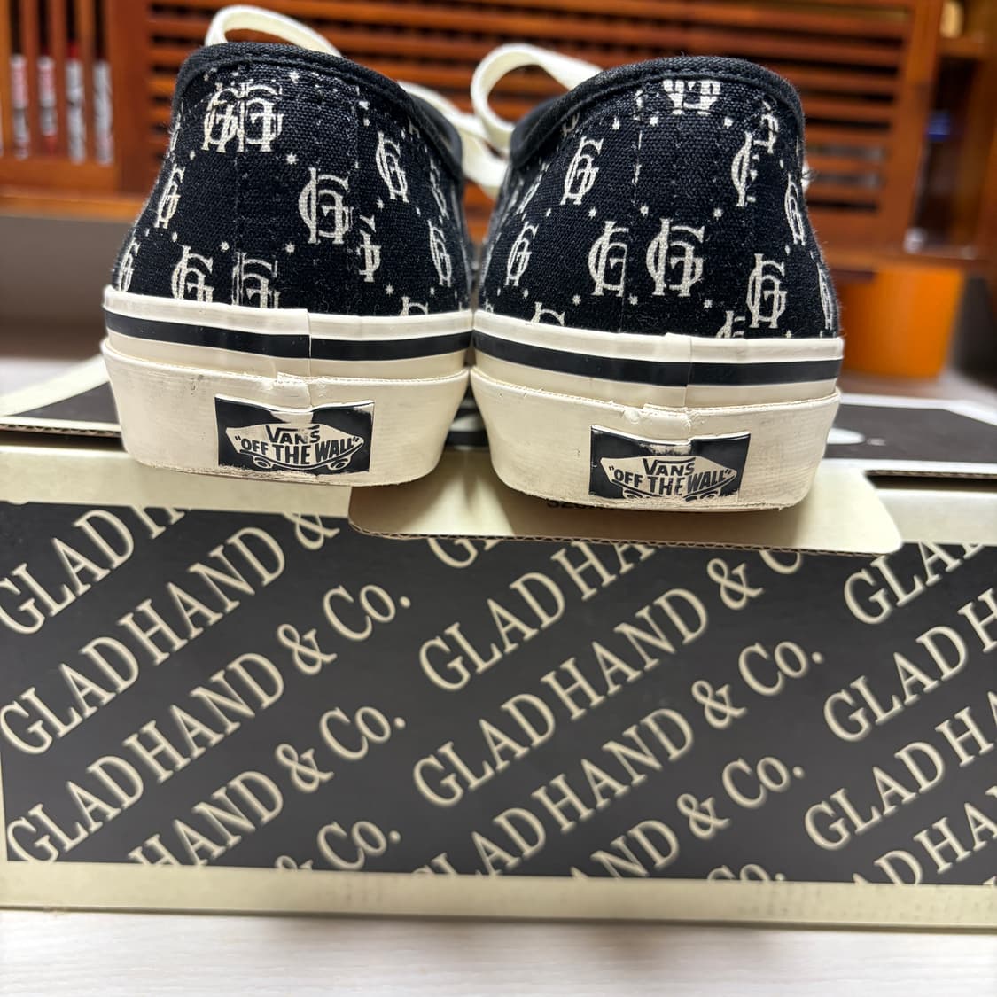글래드핸드 x 반스 어센틱 민트급 270사이즈 풀박 상품이미지5