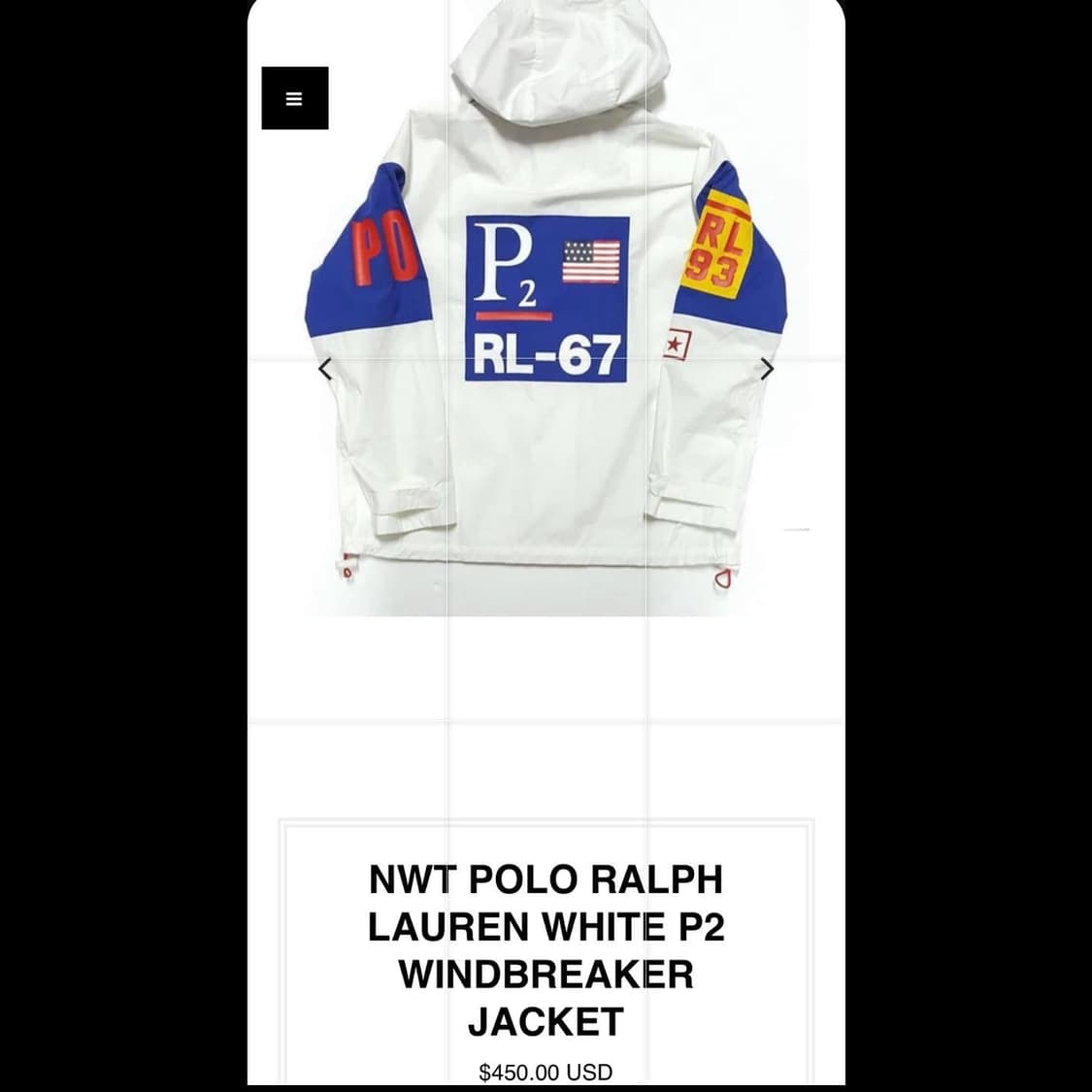 폴로 랄프로렌 데드스탁 CP-93 캡슐 컬렉션 아노락 상품이미지3