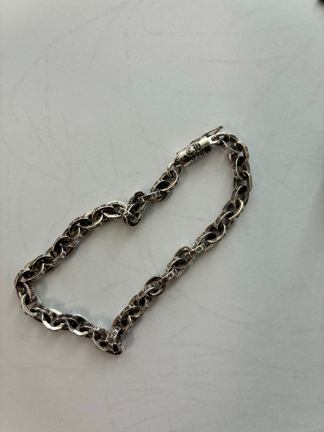 새상품) 크롬하츠 페이퍼 팔찌 7인치 상품이미지2