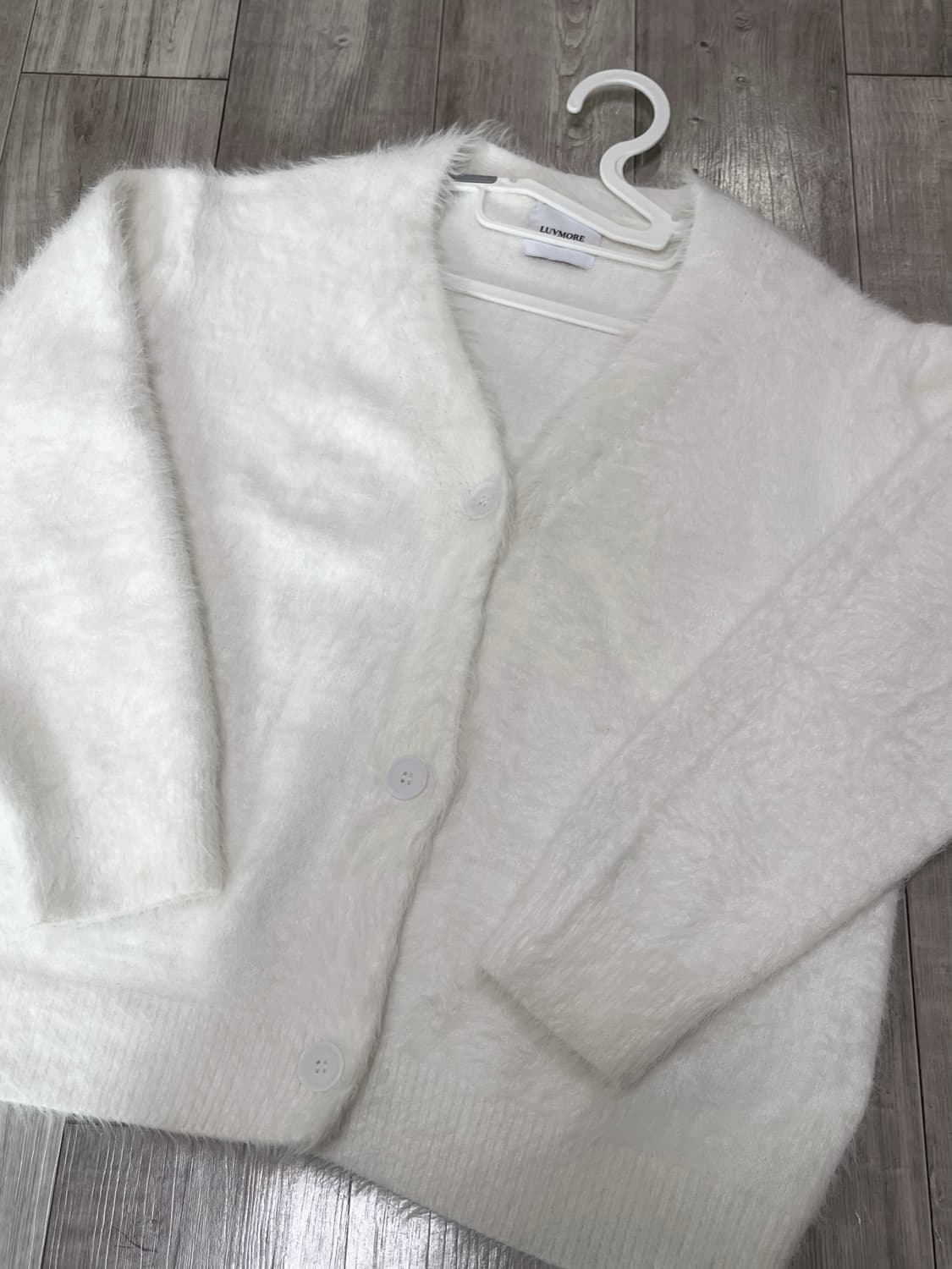 퍼 니트 가디건 상품이미지3