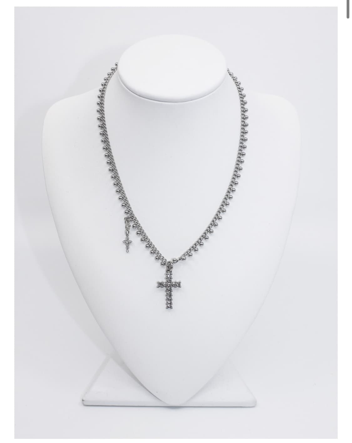 미애 Dot cross necklace 상품이미지1