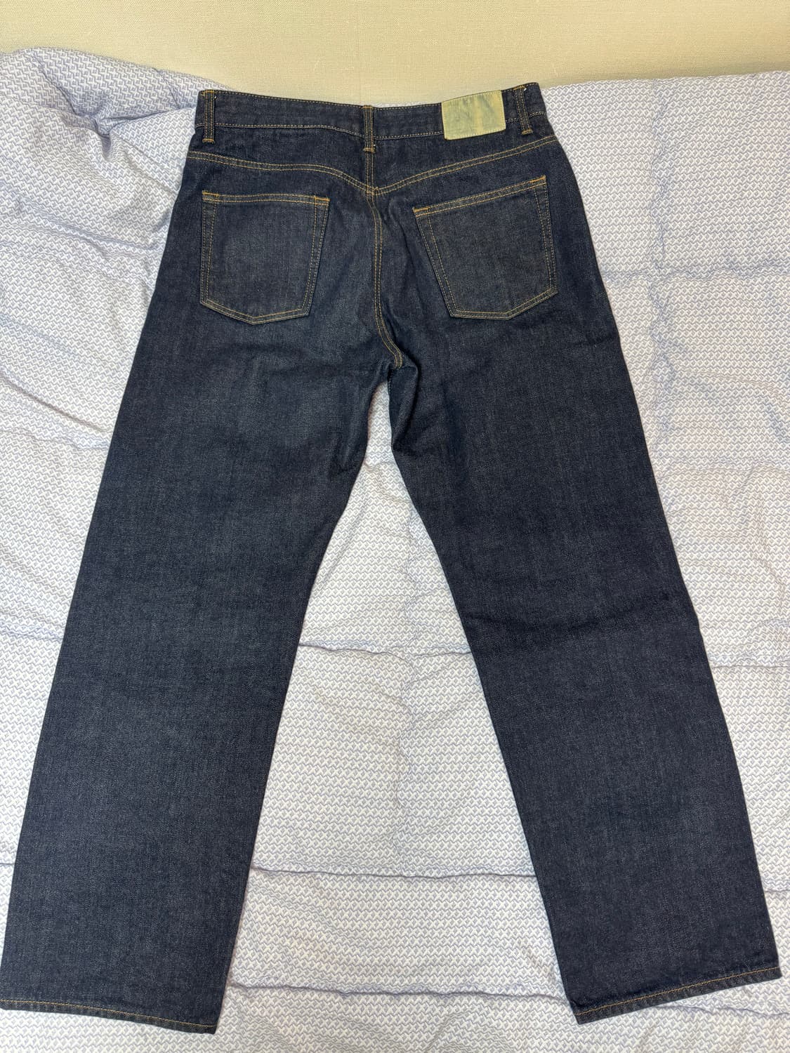 카키스 5pocket 셀비지 데님 청바지 L사이즈 상품이미지2