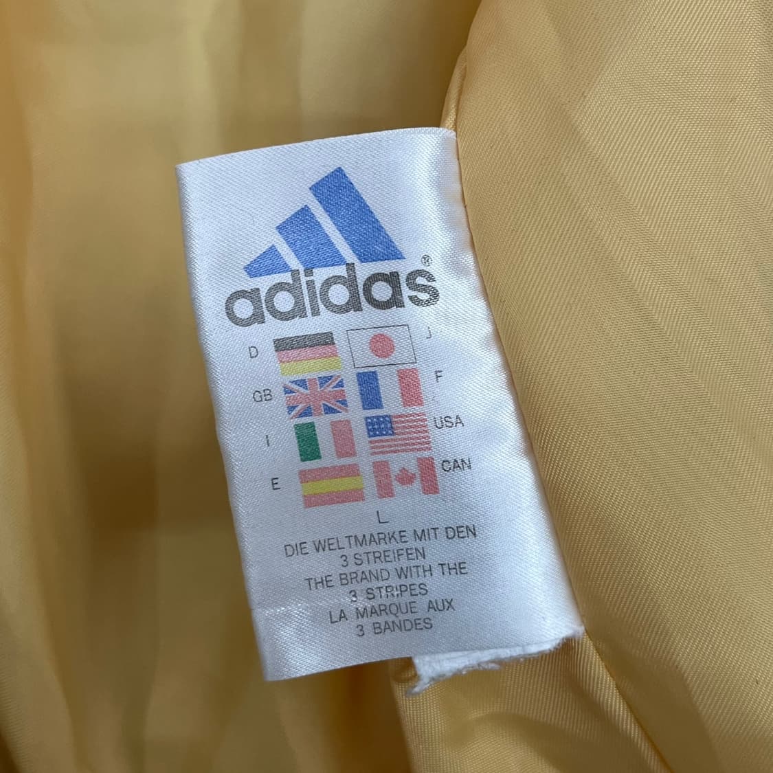 아디다스 옐로우 병아리 숏패딩 95 상품이미지6