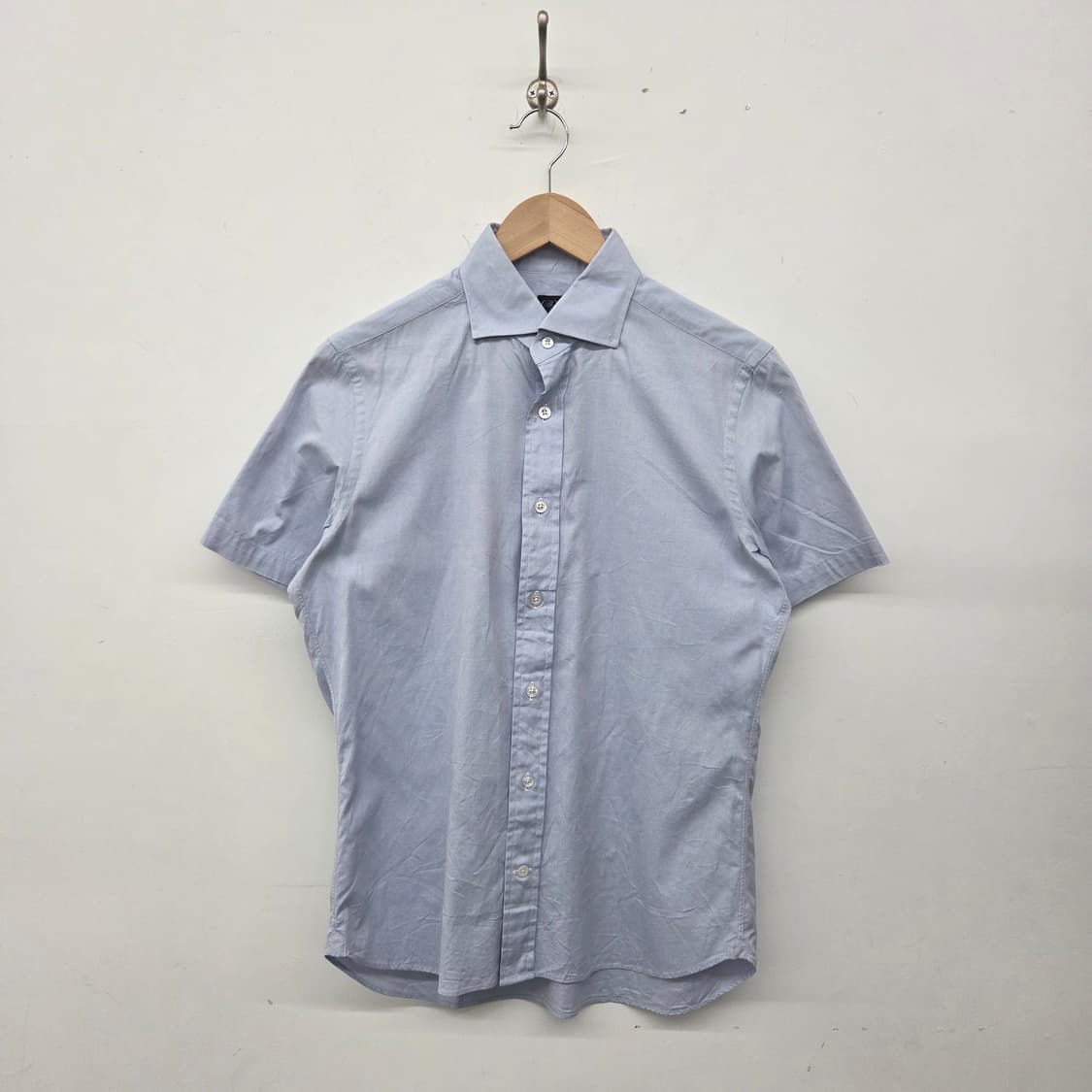 빔즈 반팔 셔츠 하늘색 남방 남m 상품이미지1