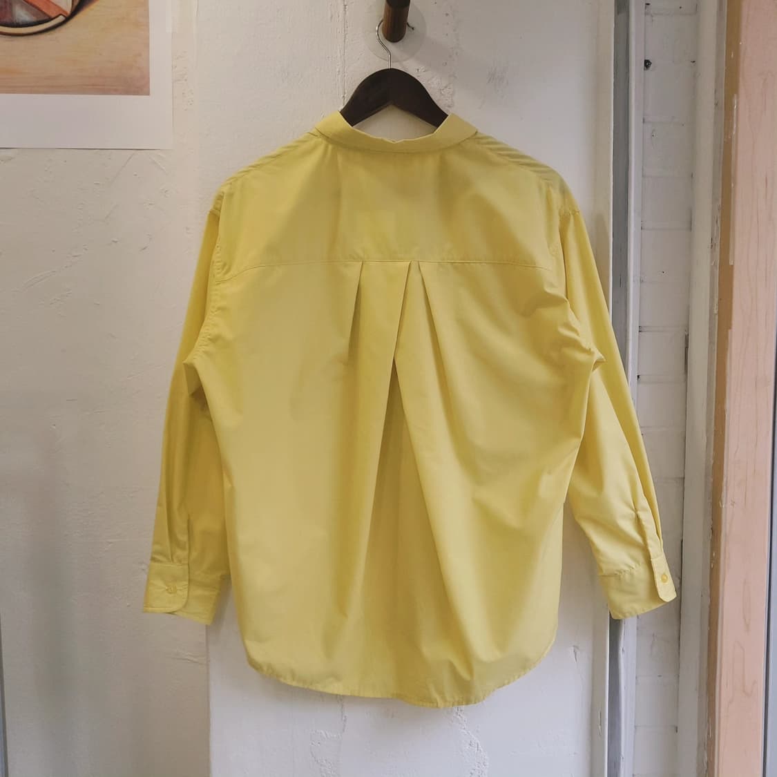 Aix les bains 바스락 옐로 셔츠 상품이미지5